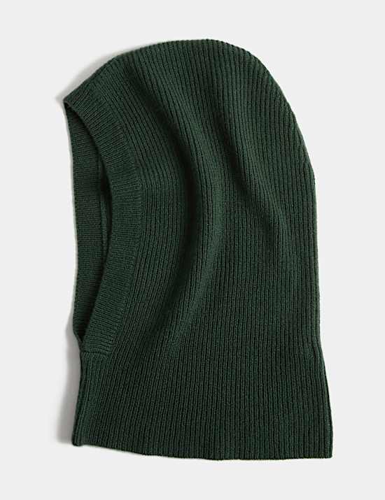 Pure Cashmere Knitted Balaclava