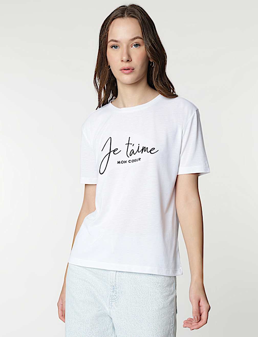 Embroidered Round Neck T-Shirt