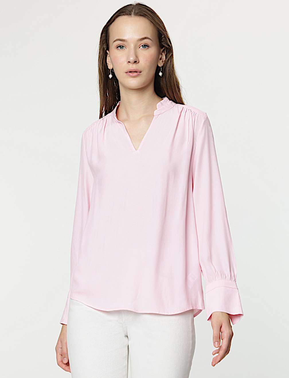 Pure Viscose Full Sleeves Blouse