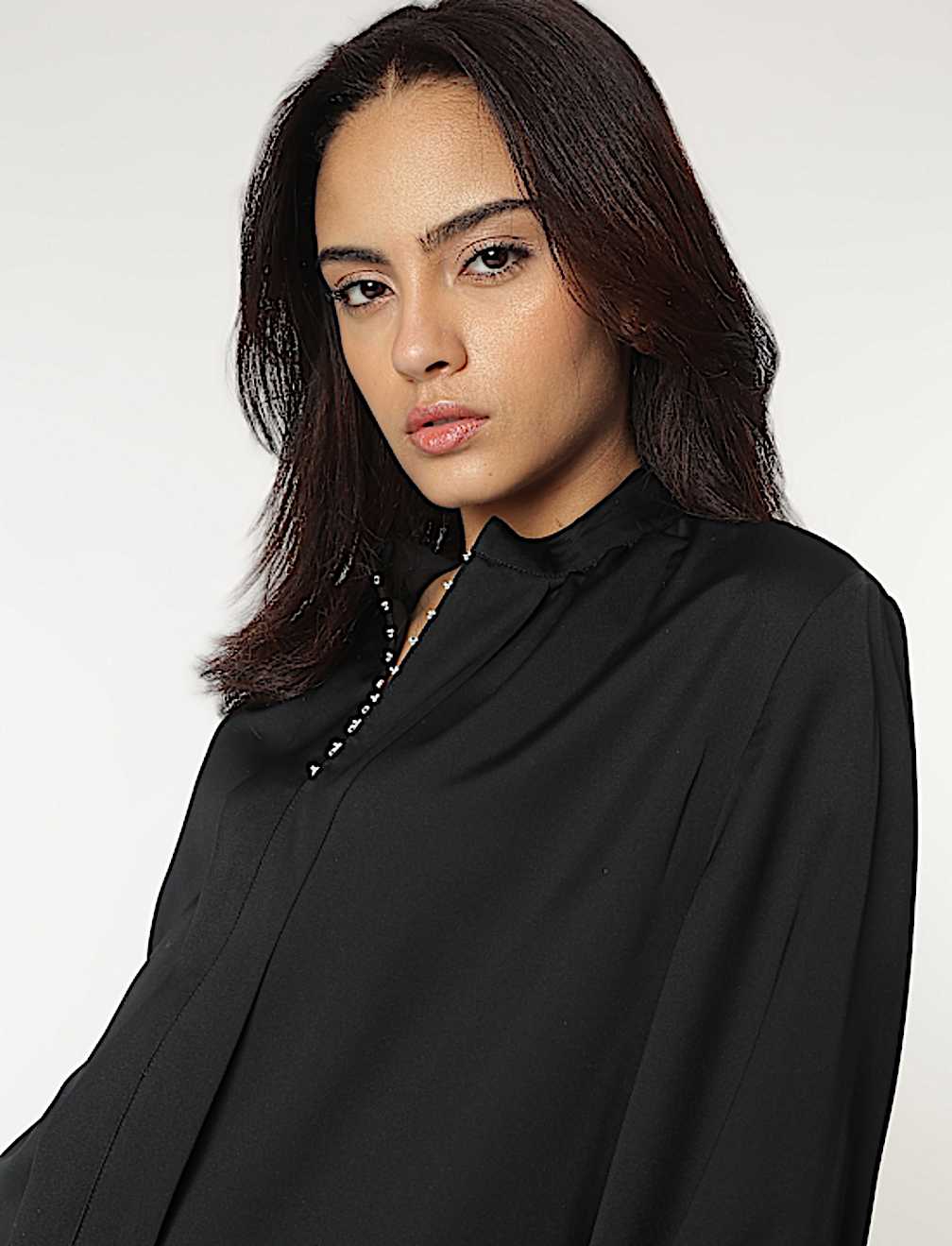 Mandarin Neck Blouse