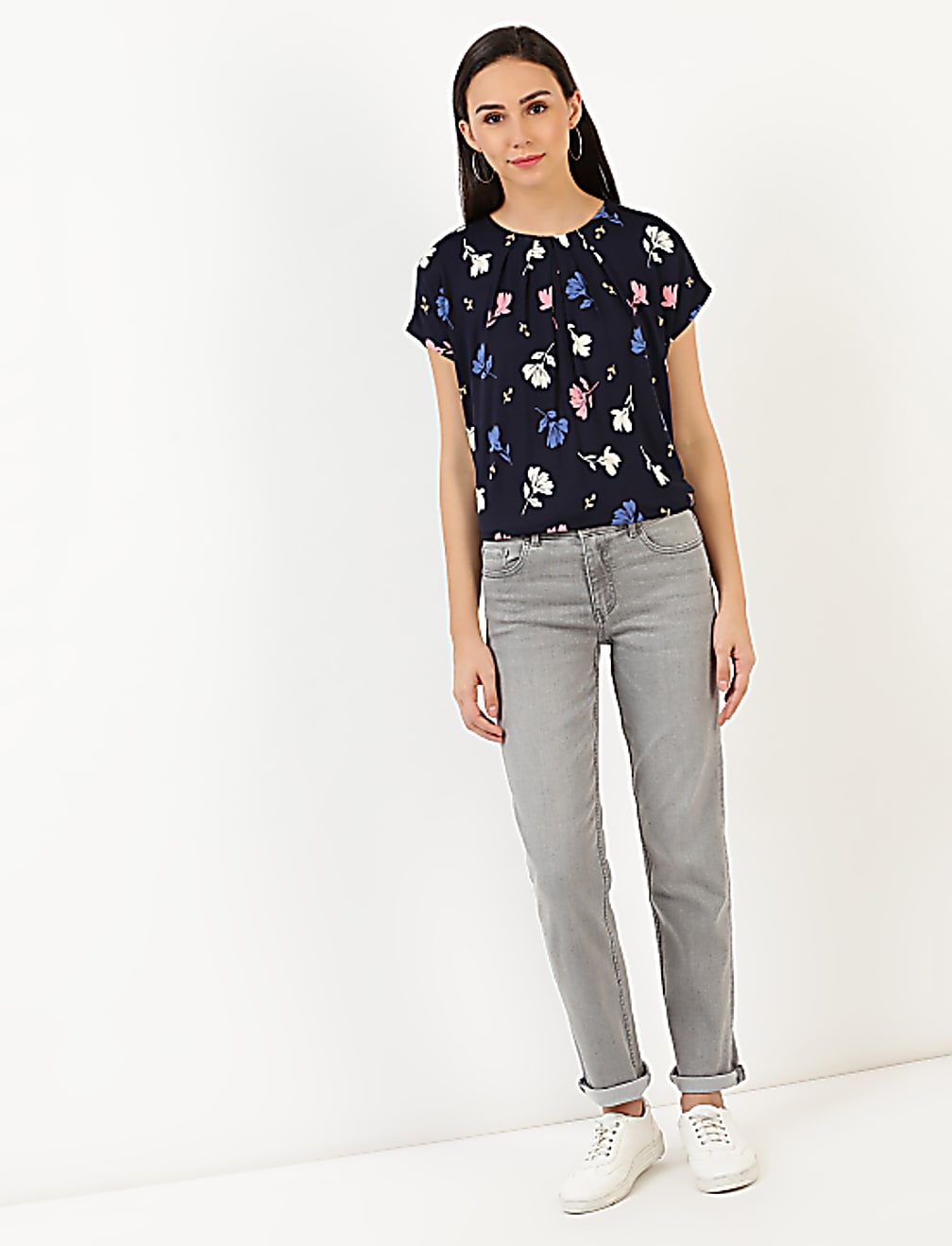 Straight Denim With Stretch