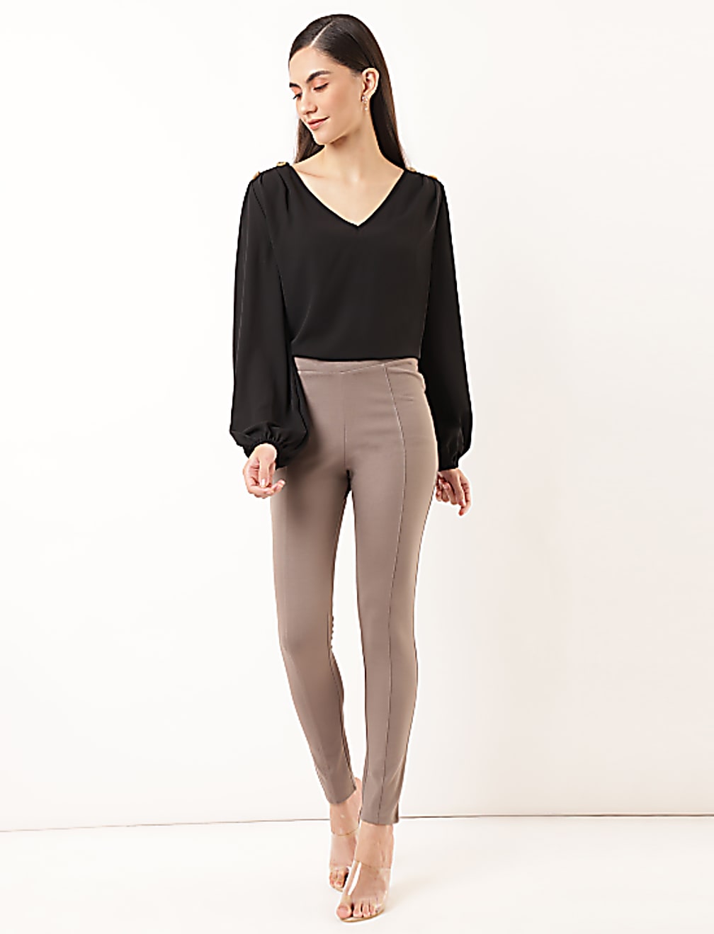 Viscose Mix Skinny Treggings