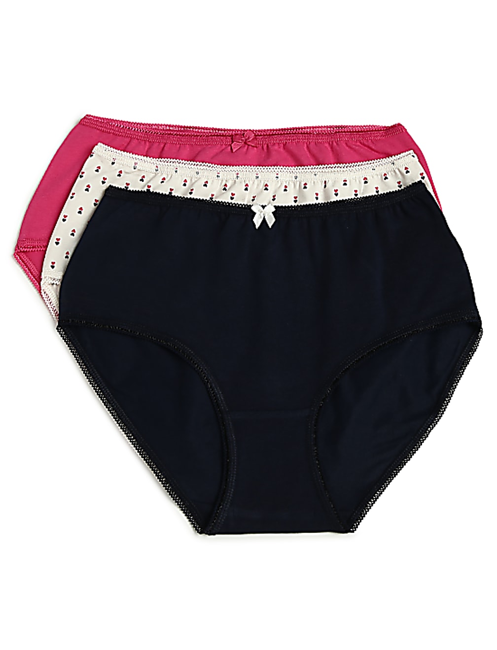 Pack of 3 Cotton Mix Midis Knickers
