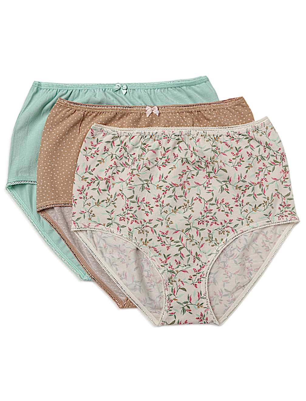 3 Pack Cotton Mix Briefs