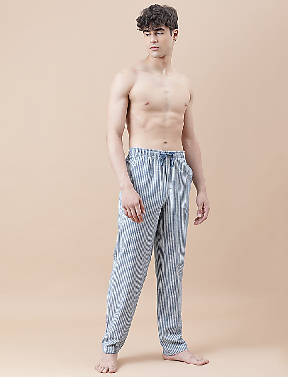 Cotton Mix Striped Relaxed Fit Pyjama