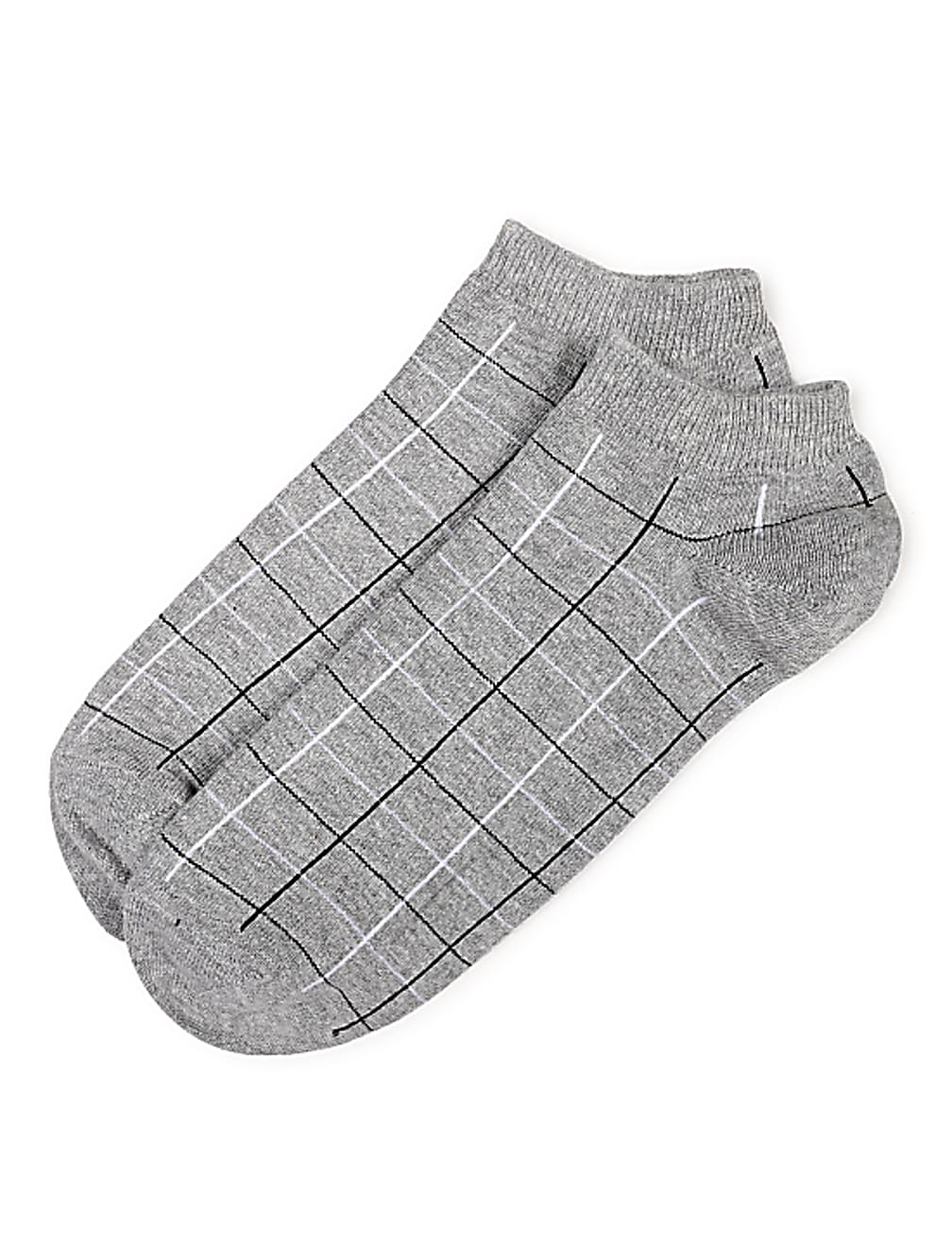 Cotton Mix Checked Socks