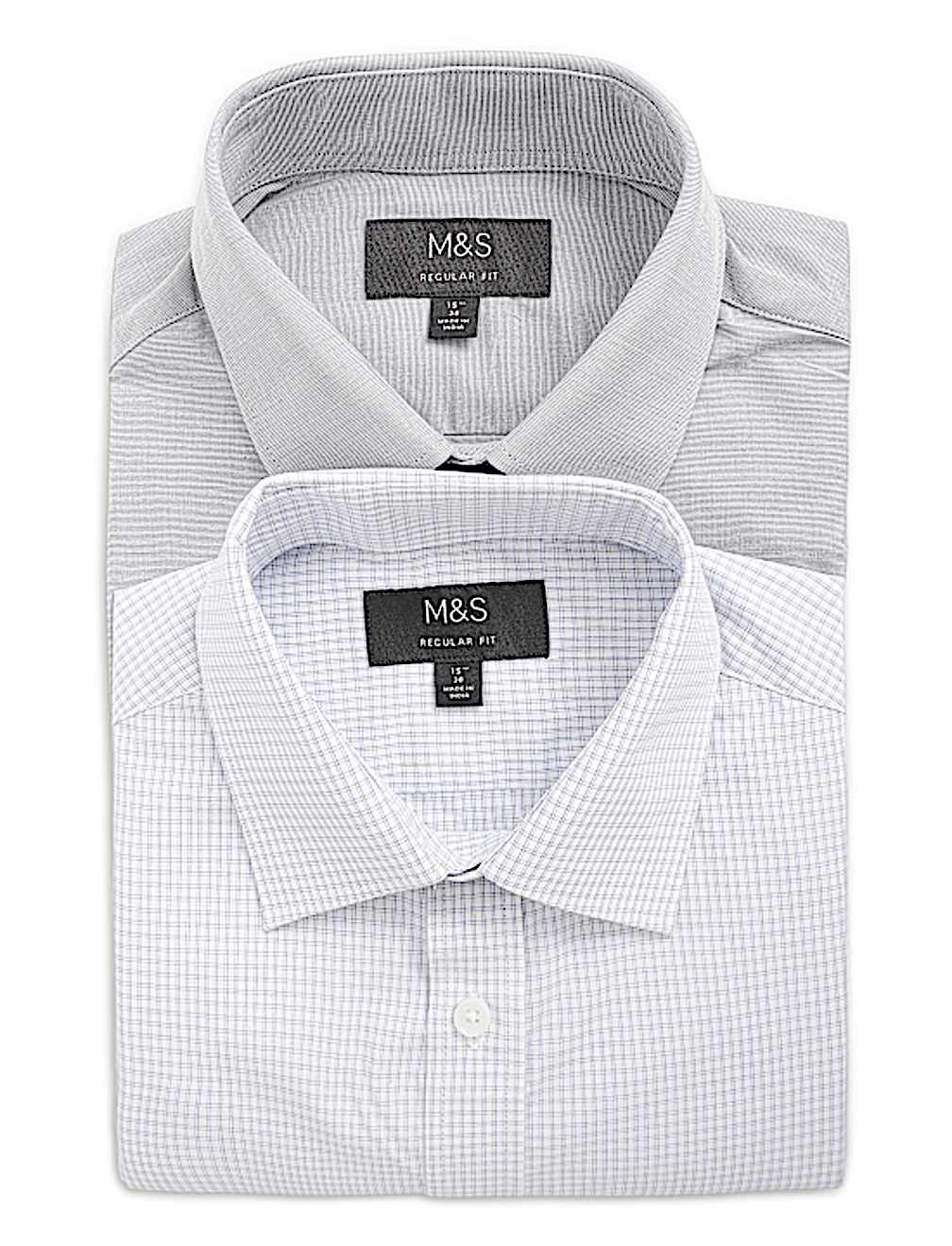 2PK Easy To Iron  Design Shirt