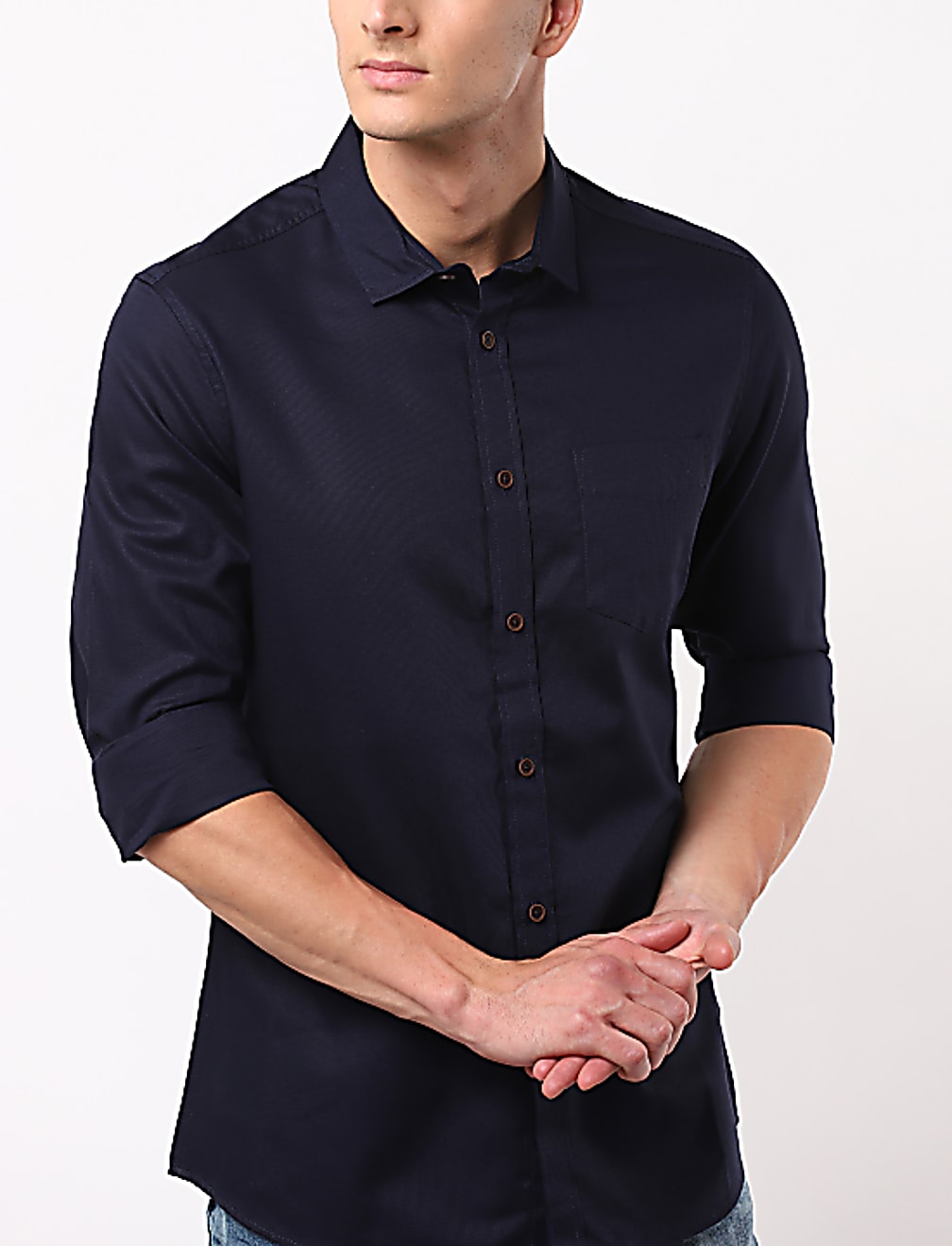 Pure Cotton Textured Shirt