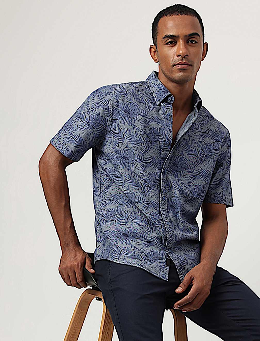 Relaxed Fit Pure Cotton Printed Shirt