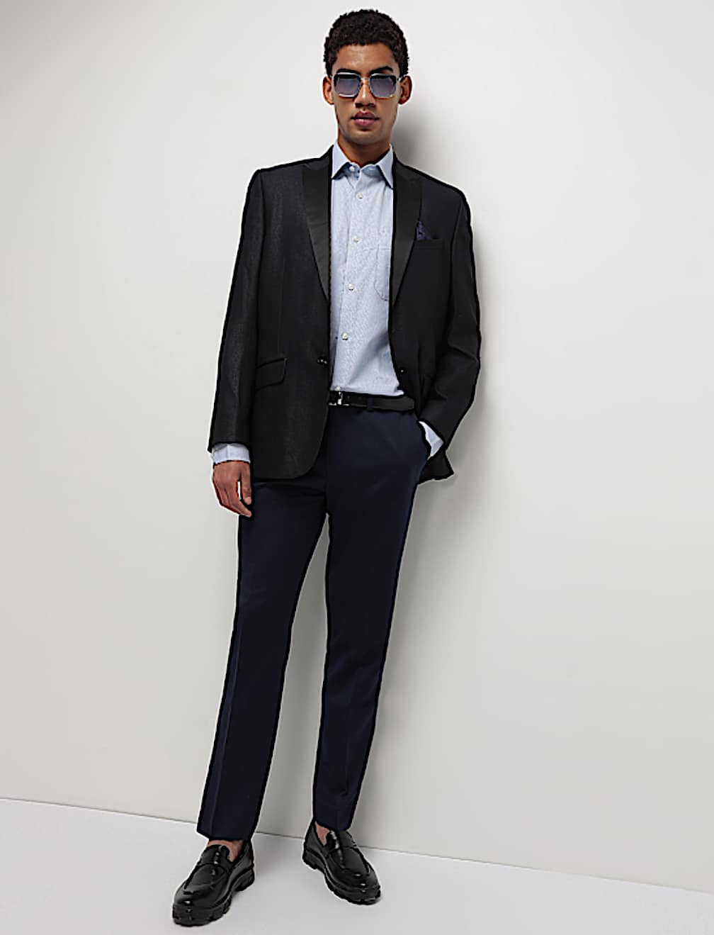 Mid Waist Slim Fit Trousers