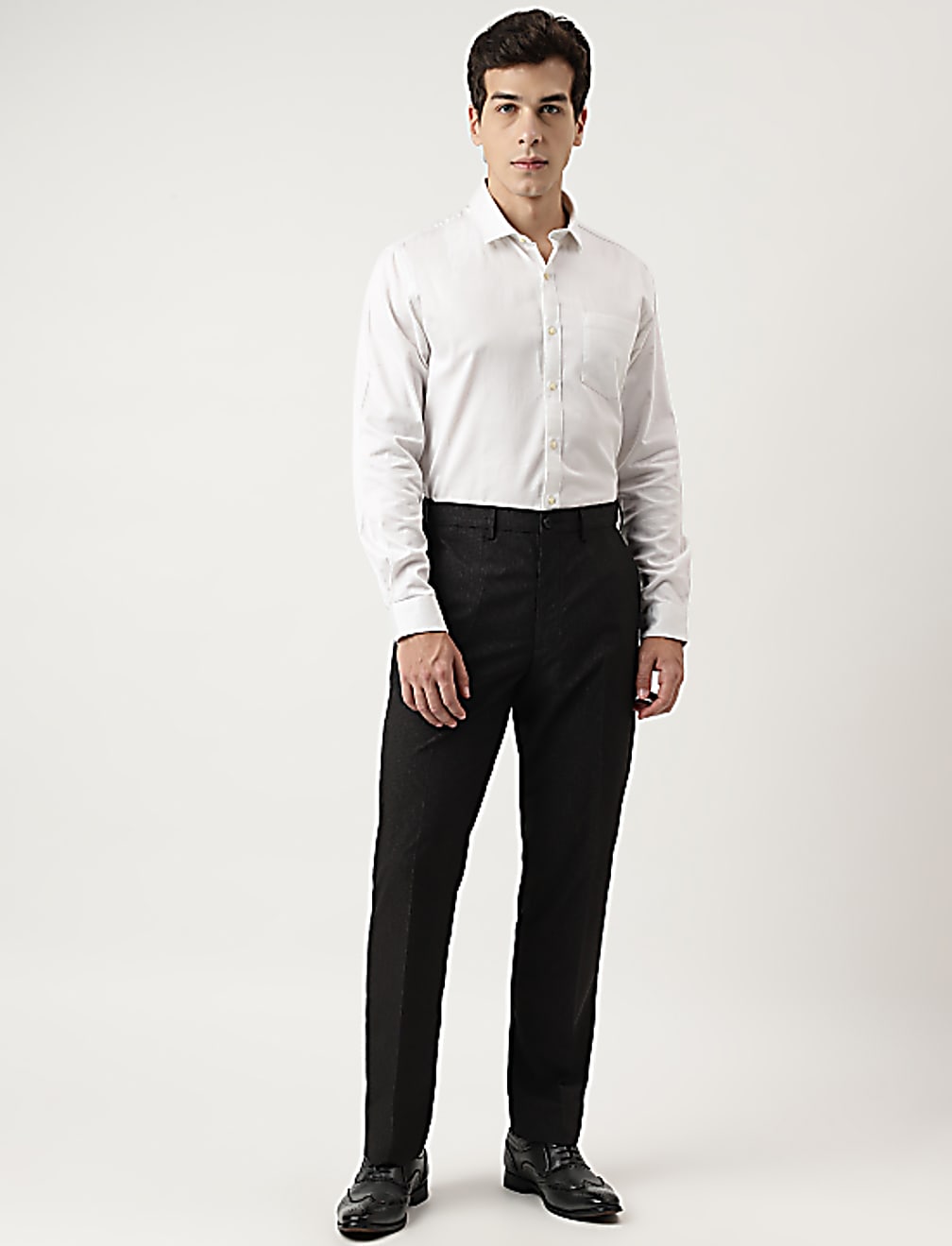 Check Print Trousers