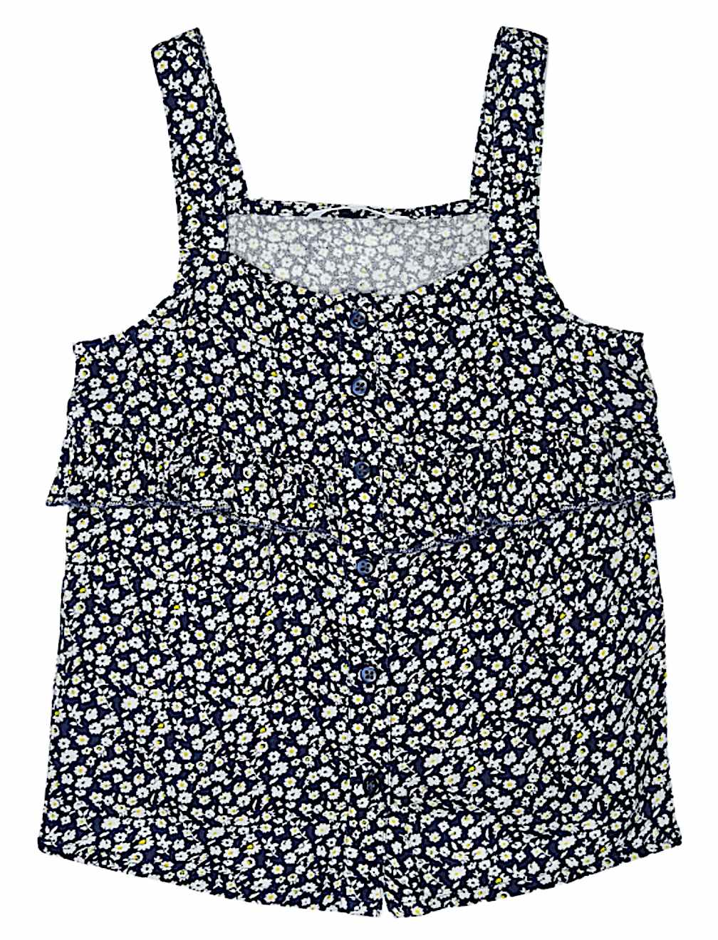 Pure Viscose Floral Shoulder Strap Top