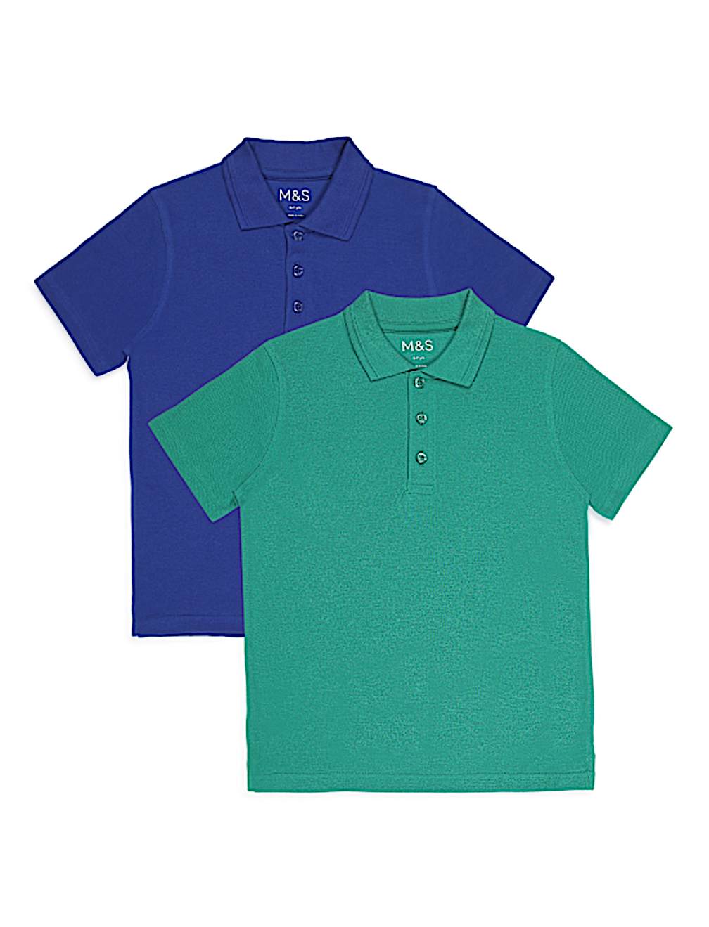 2 Pack Pure Cotton Plain T-Shirt