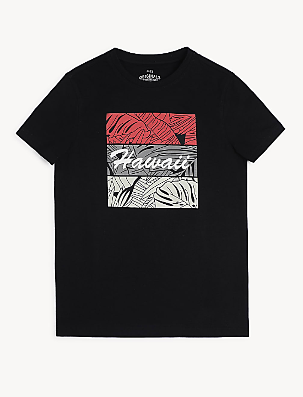 Pure Cotton Printed Round Neck T-Shirt