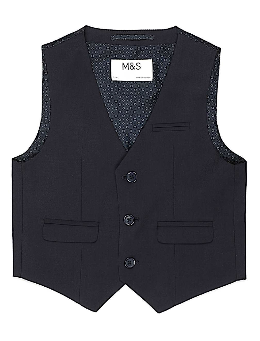Plain V-Neck Waistcoat