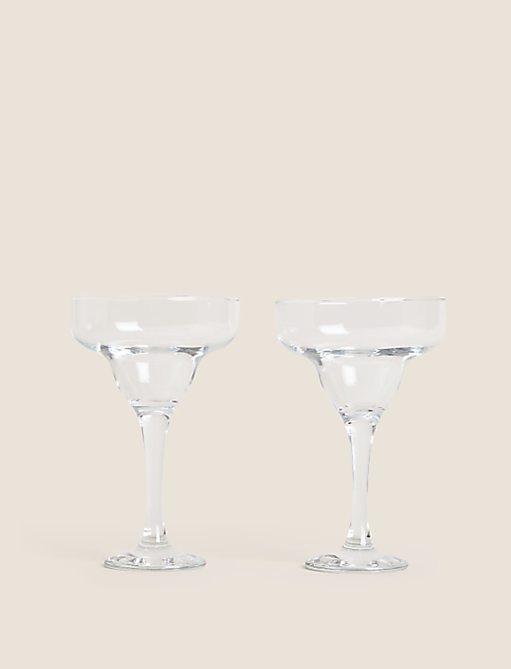Set of 2 Margarita Glasses