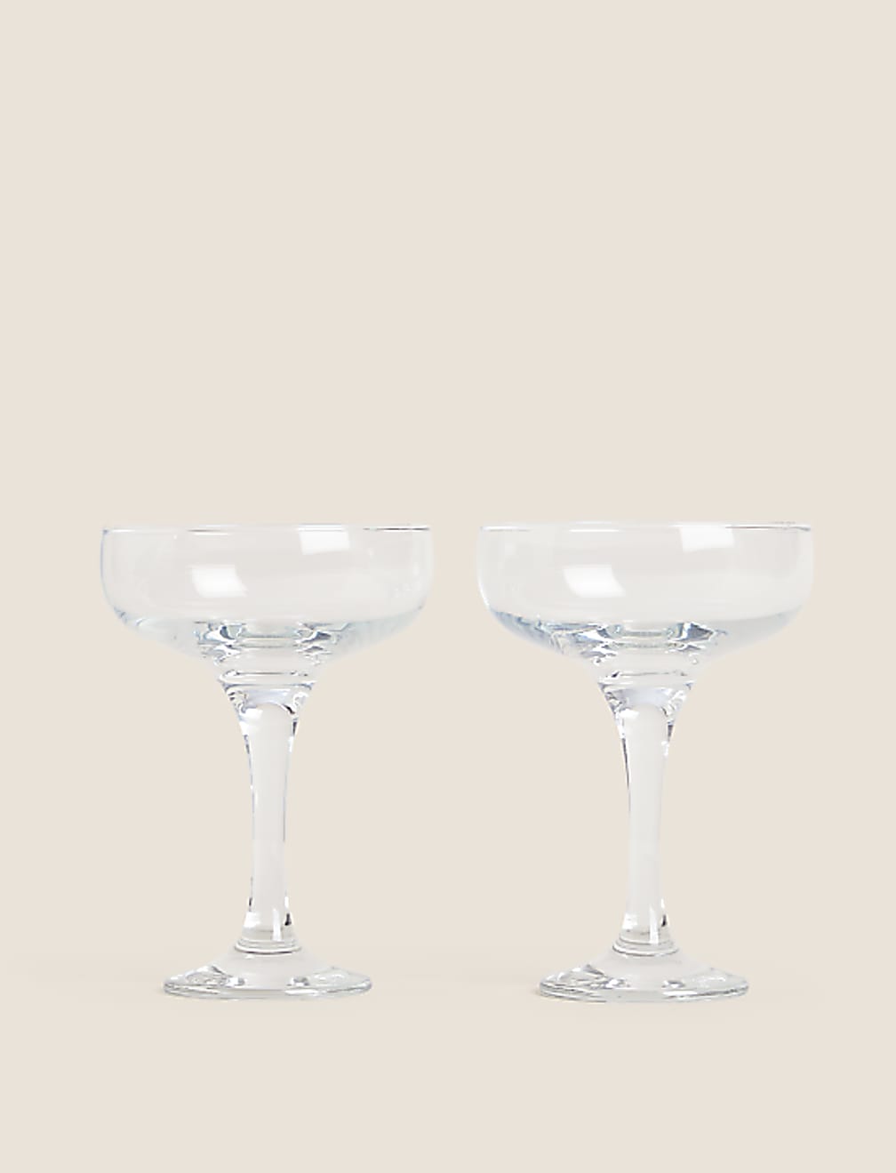 Set of 2 Passion Star Martini Glasses