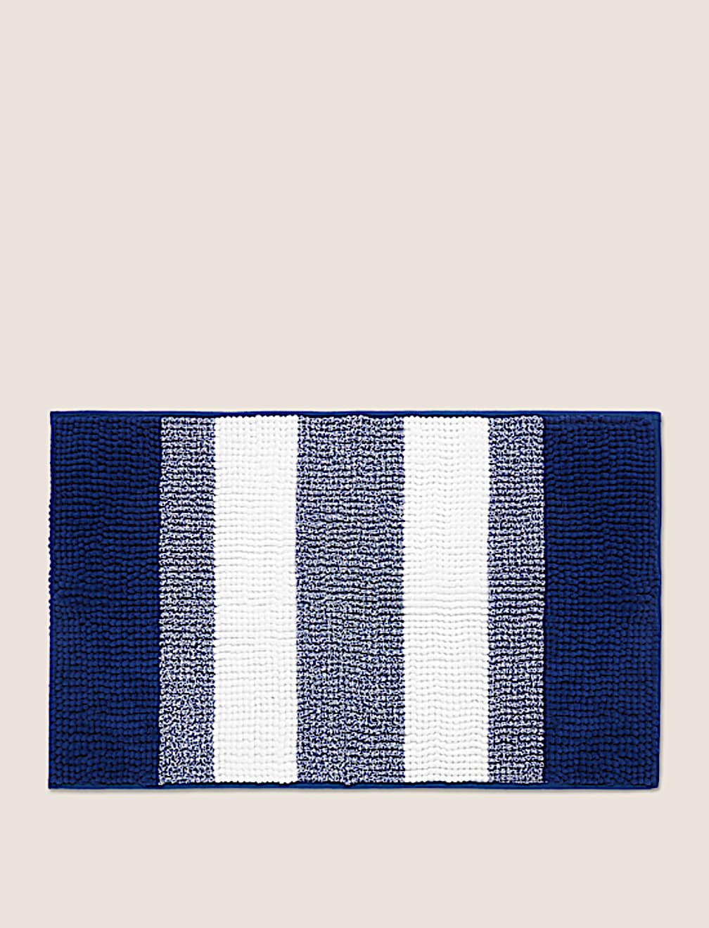 Bobble Striped Quick Dry Bath Mat