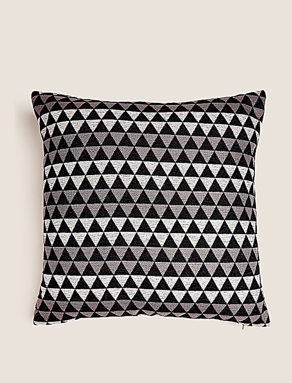 Chenille Geometric Cushion