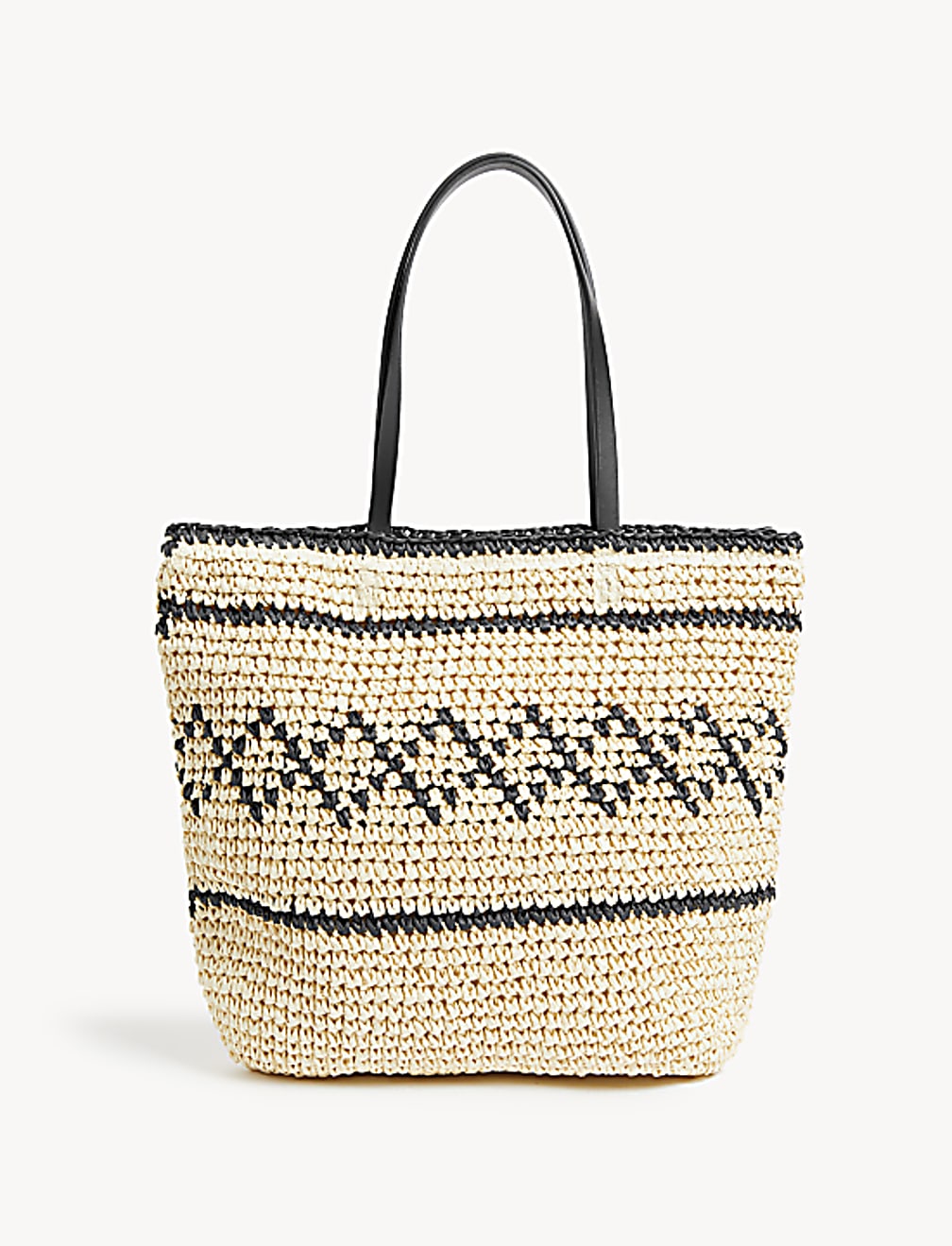 Straw Woven Tote Bag