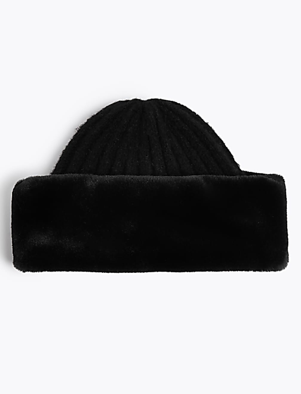 Knitted Textured Cossack Hat