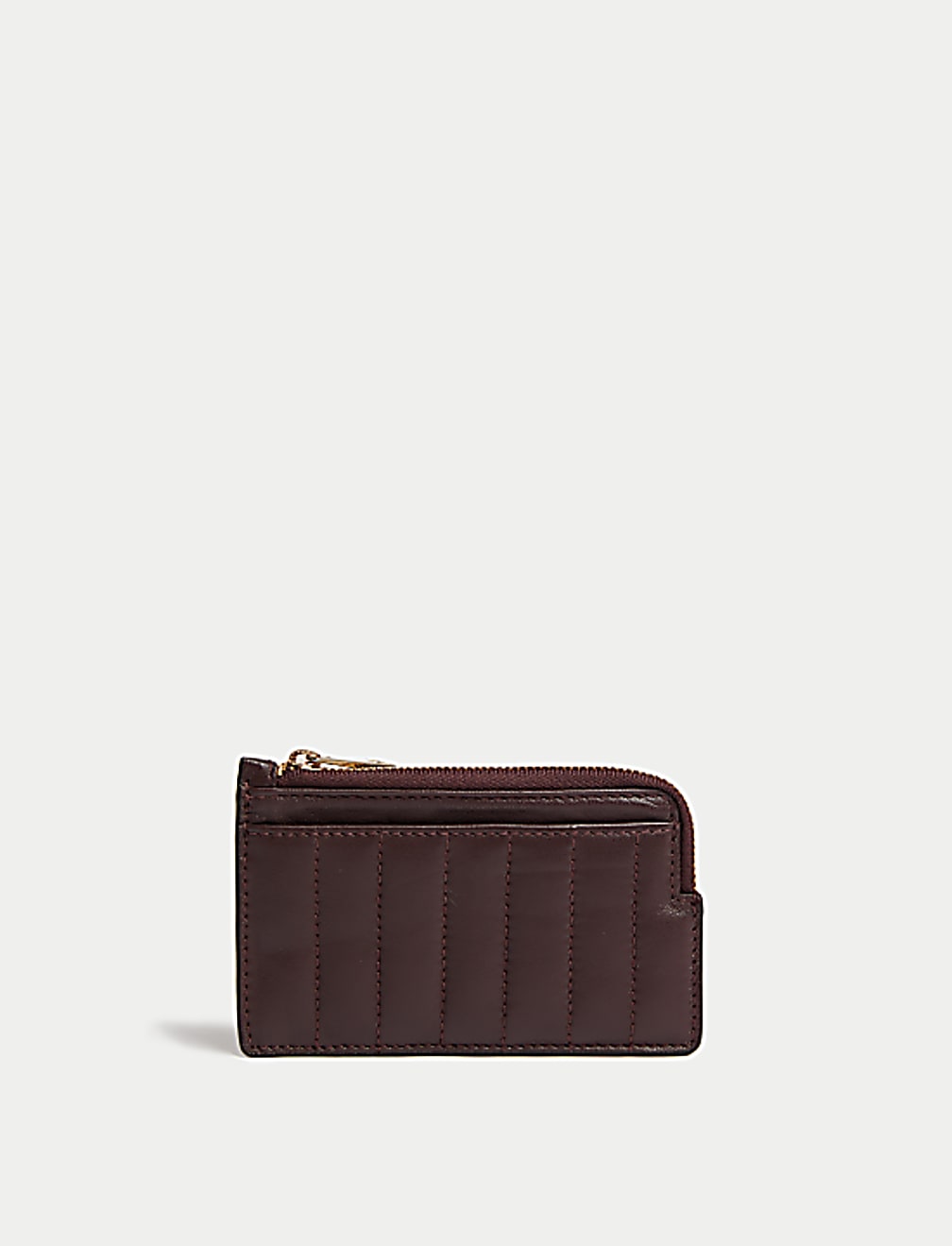 Leather Zip Around Purse