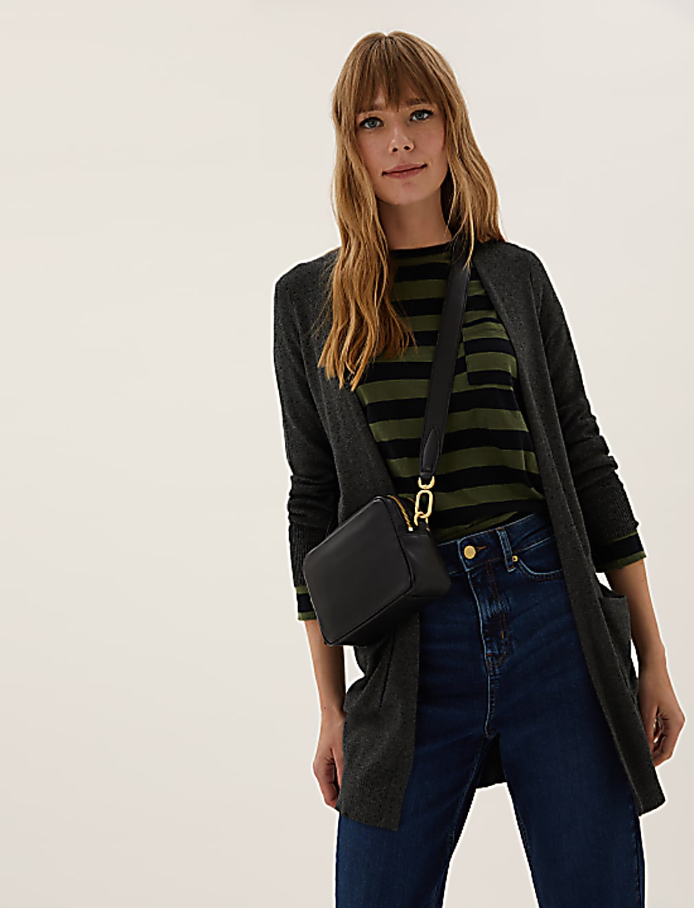 Relaxed Longline Cardigan
