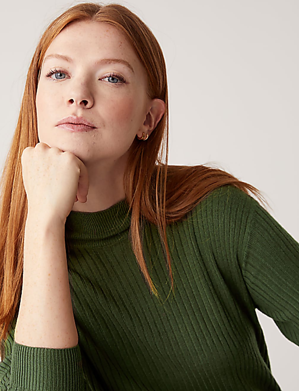 Supersoft Funnel Neck Longline Jumper