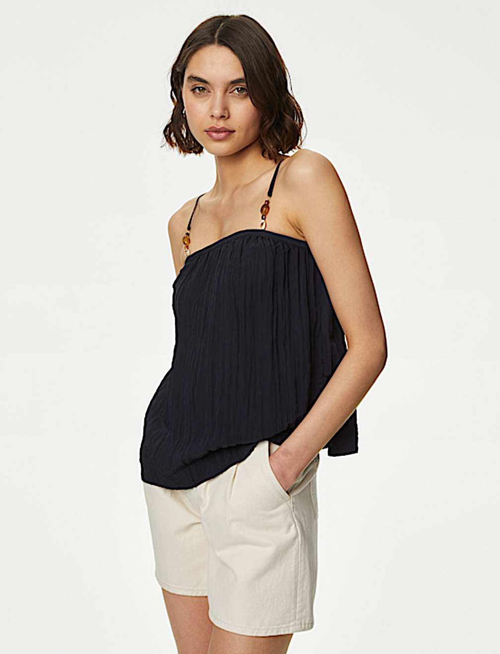 Beaded Detail Cami Top