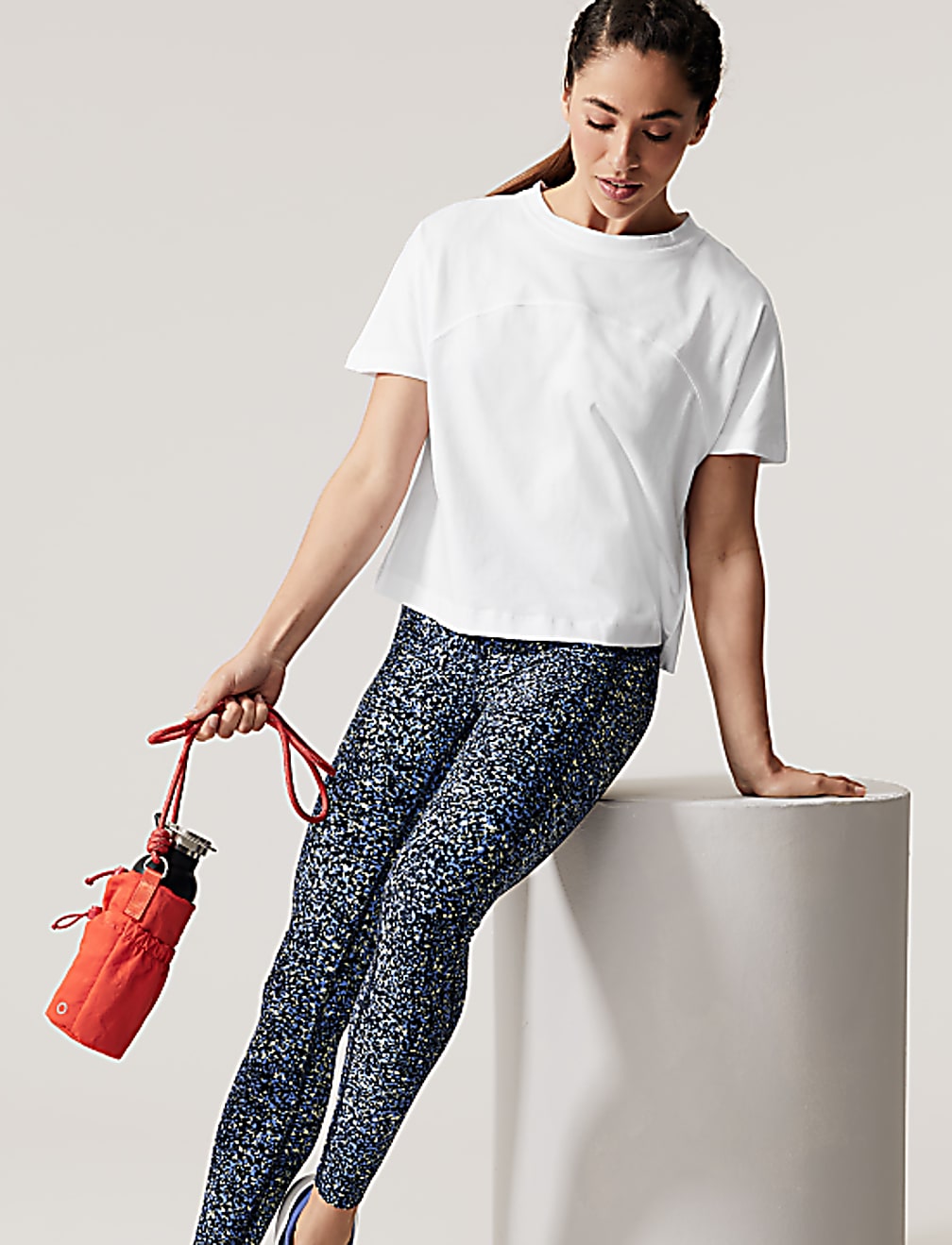 Pure Cotton Oversized Cropped T-Shirt