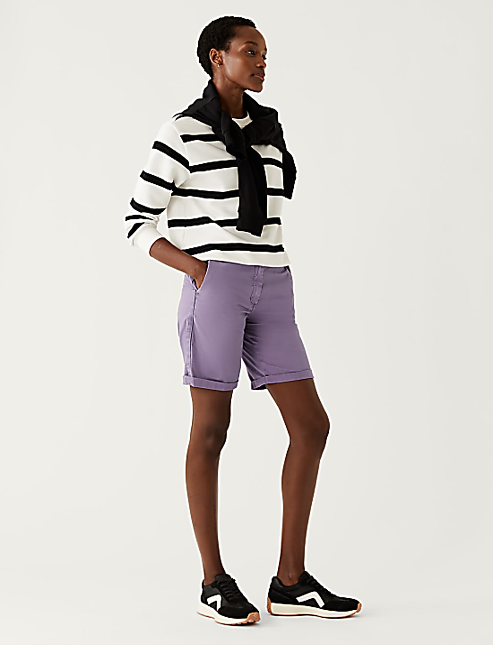 Cotton Rich Tea Dyed Chino Shorts