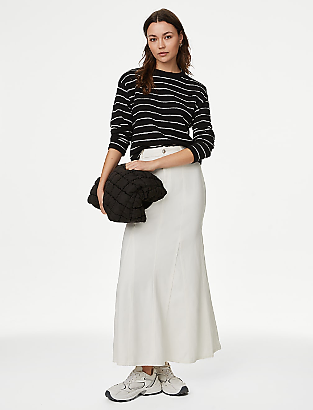 Denim Maxi Skirt