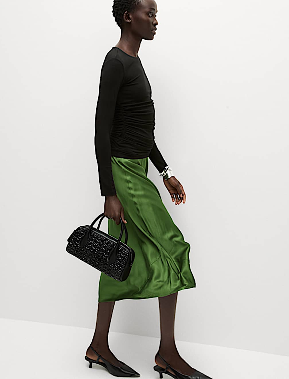 Satin Slip Skirt