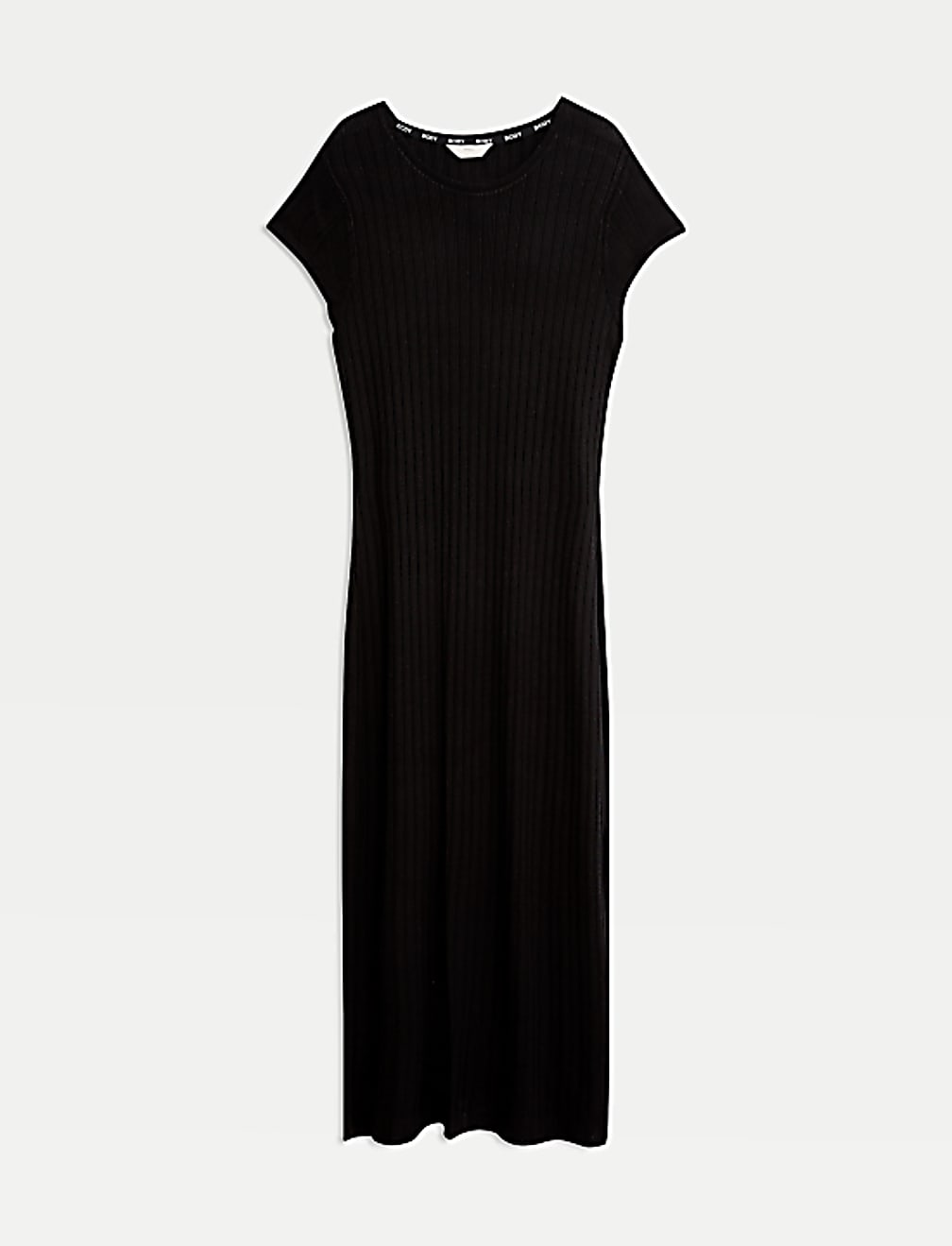 Ribbed Cap Sleeve Nightdress