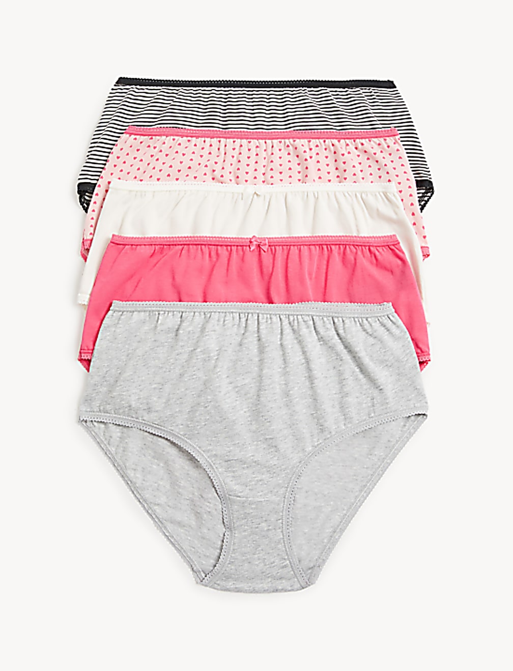 5 Pack Cotton Mix Knickers