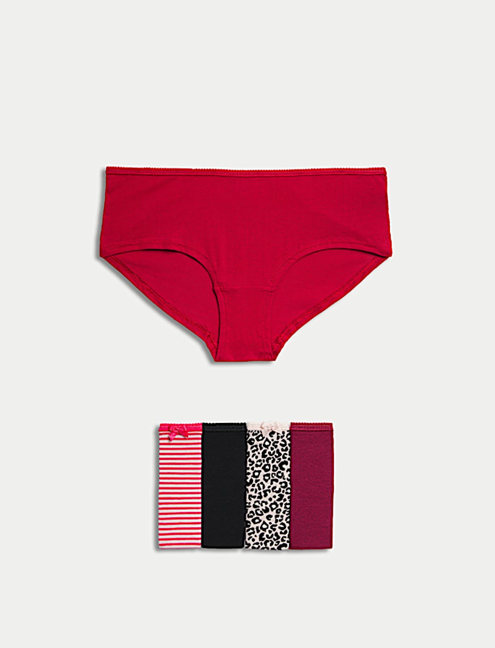 Pack 5 Cotton Mix Knickers