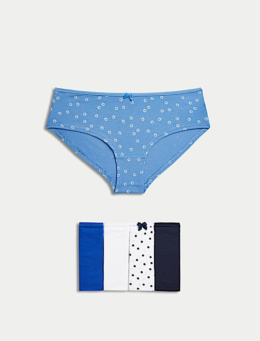 Pack 5 Cotton Mix Knickers