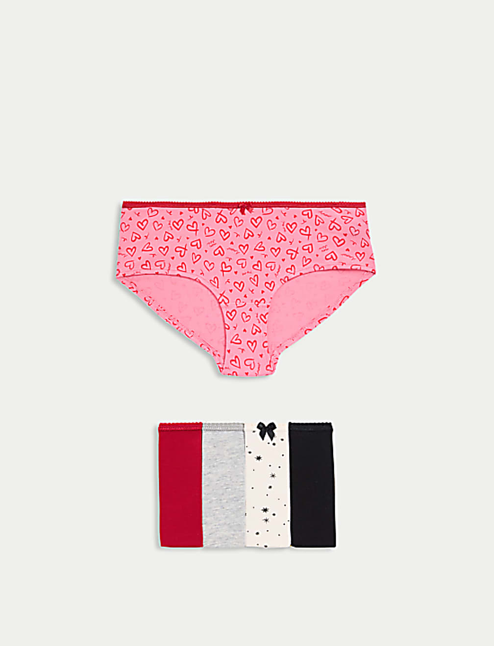 Pack 5 Cotton Mix Knickers