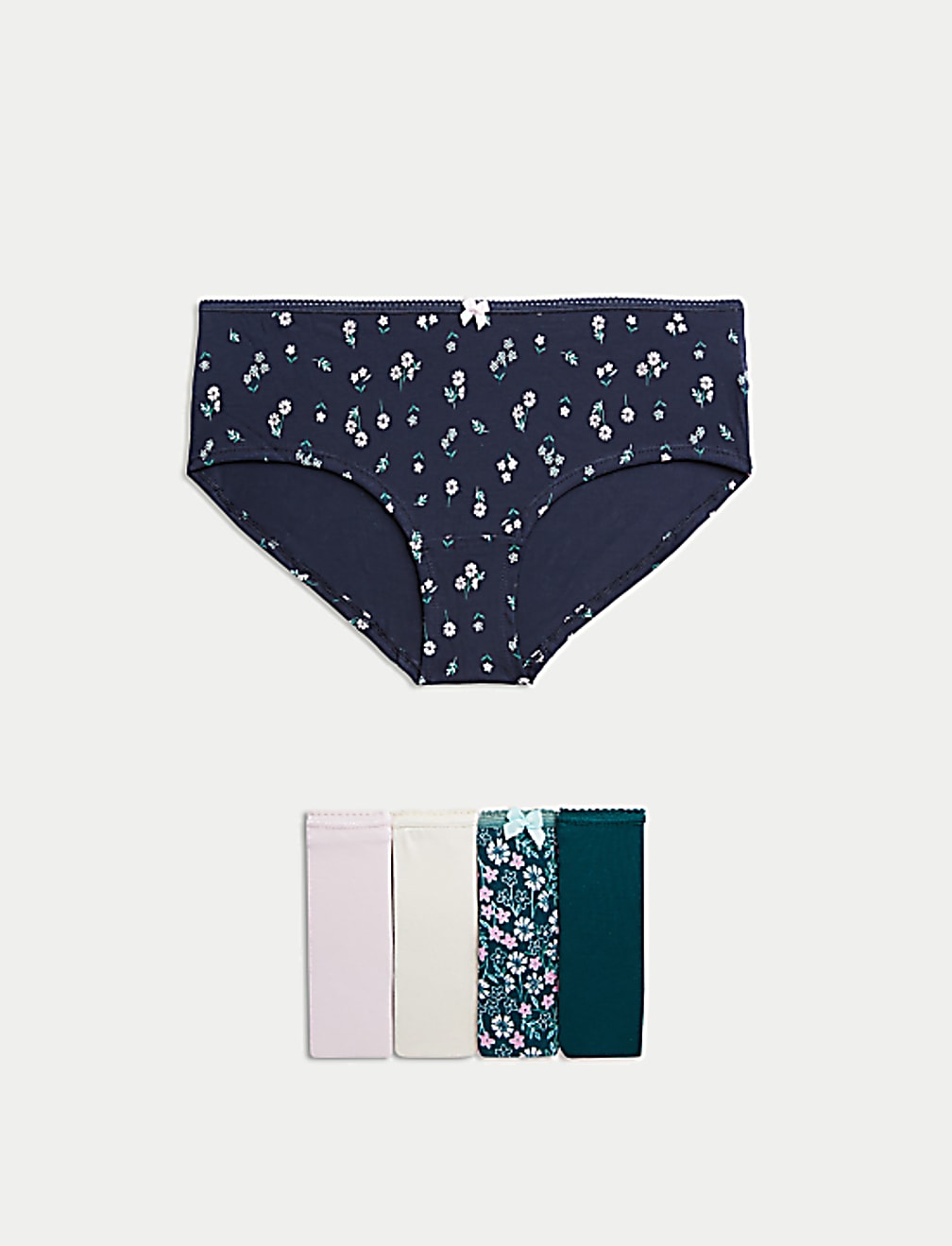 Pack 5 Cotton Mix Knickers