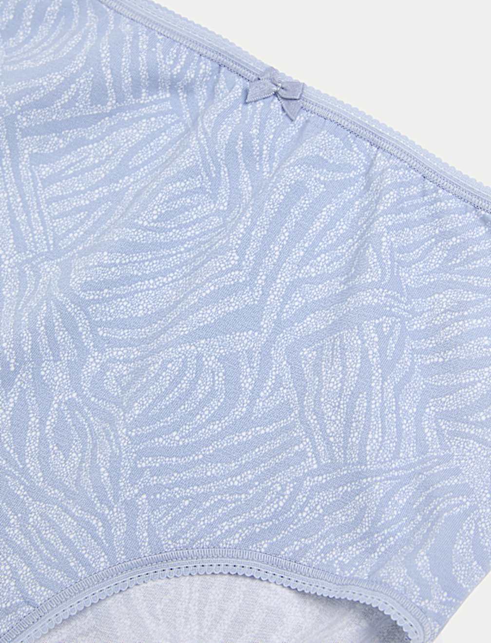 5pk Cotton Lycra™ Printed Full Briefs