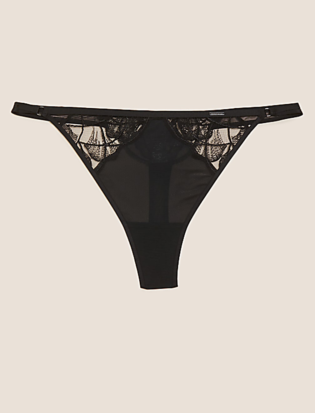 Calvi Embroidery Thong