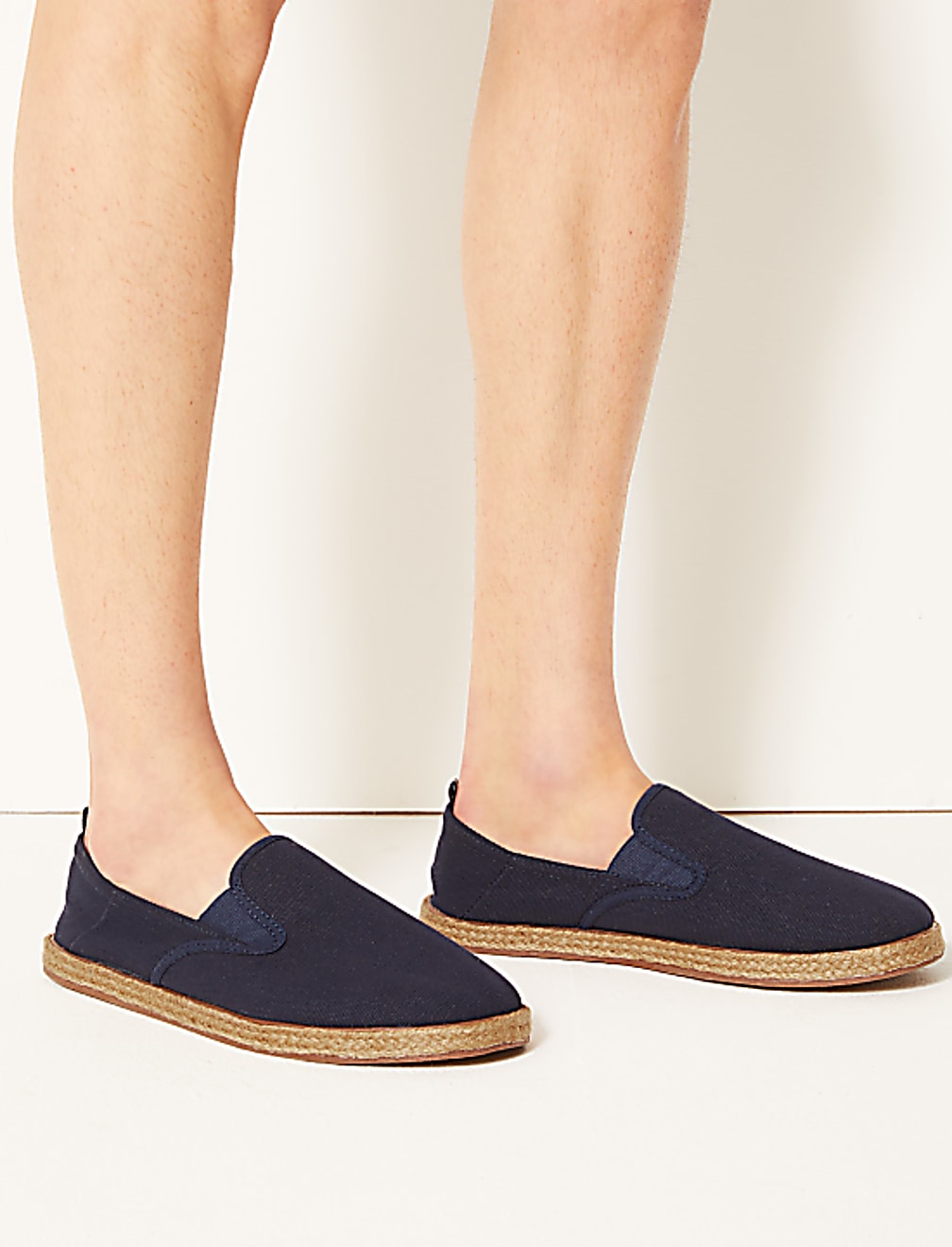 Cotton Slip-on Espadrilles