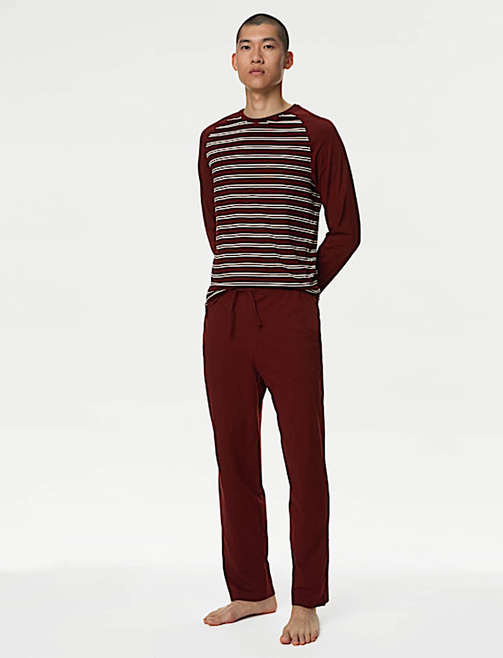 Pure Cotton Striped Pyjama Set