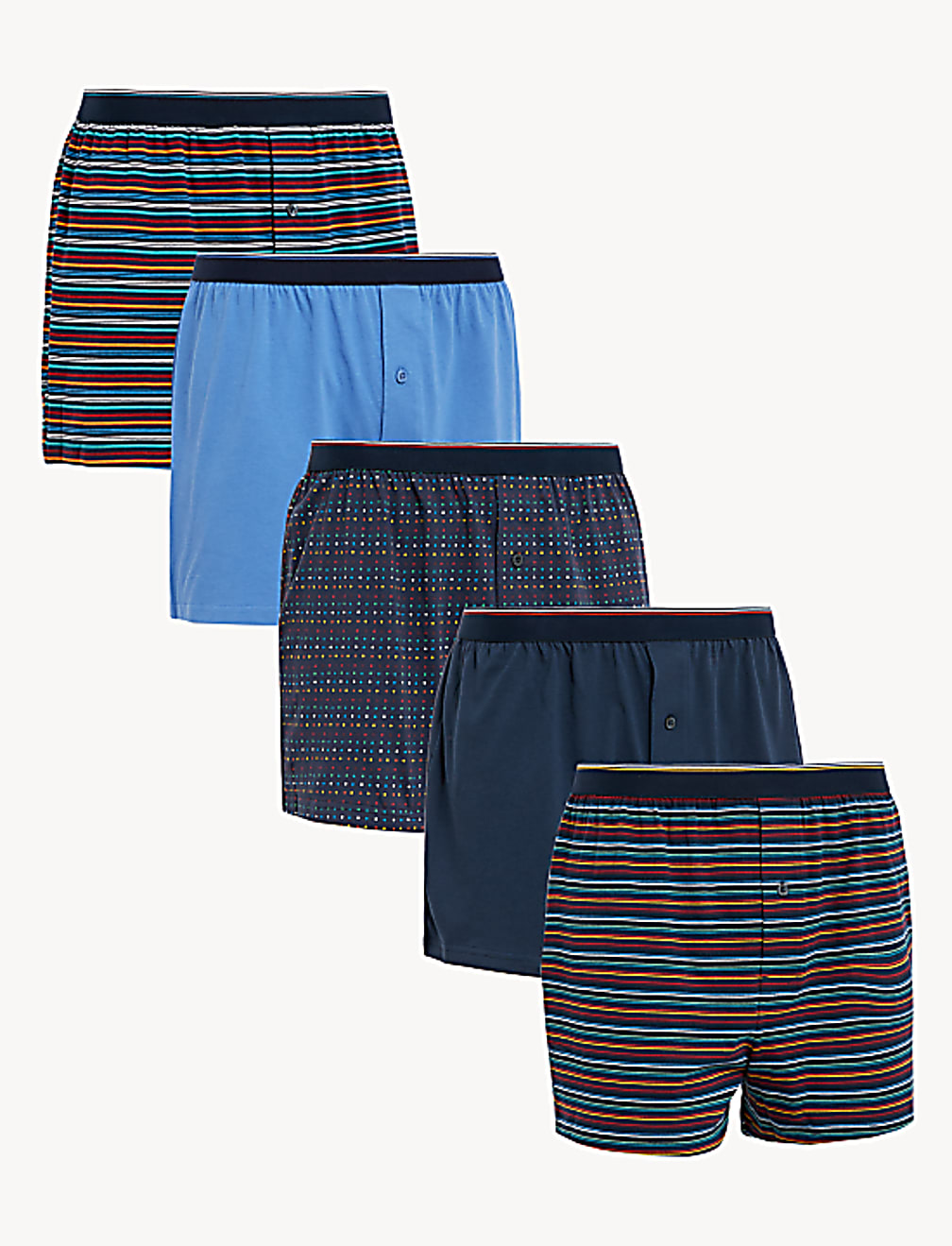 5pk Pure Cotton Cool & Fresh™ Jersey Boxers
