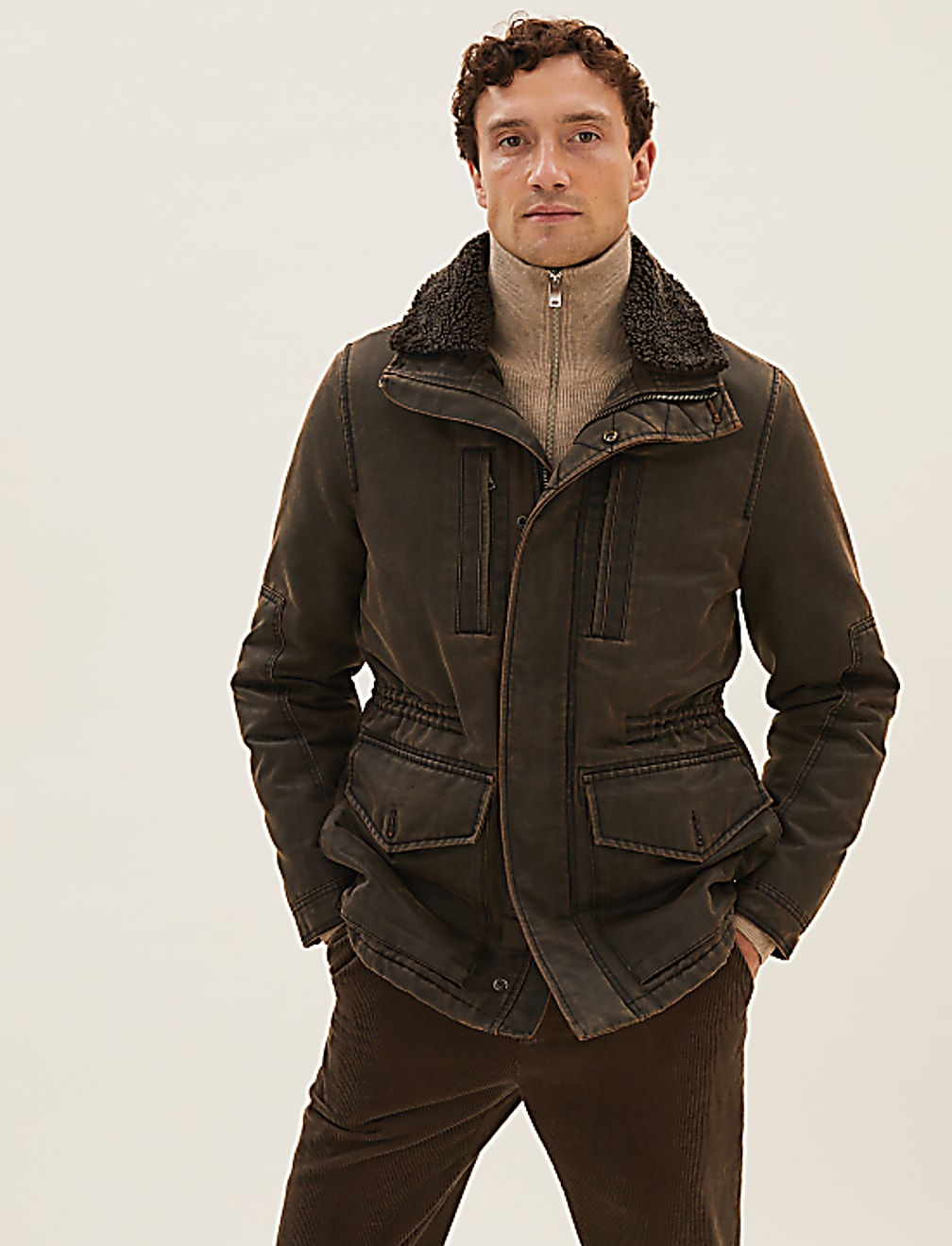 Borg Lined Jacket with Thermowarmth™