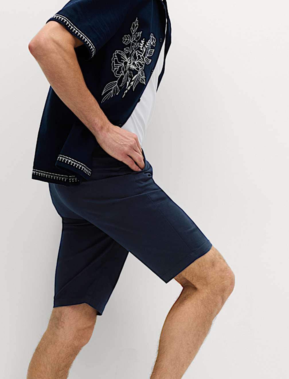 Regular Fit Stretch Chino Shorts