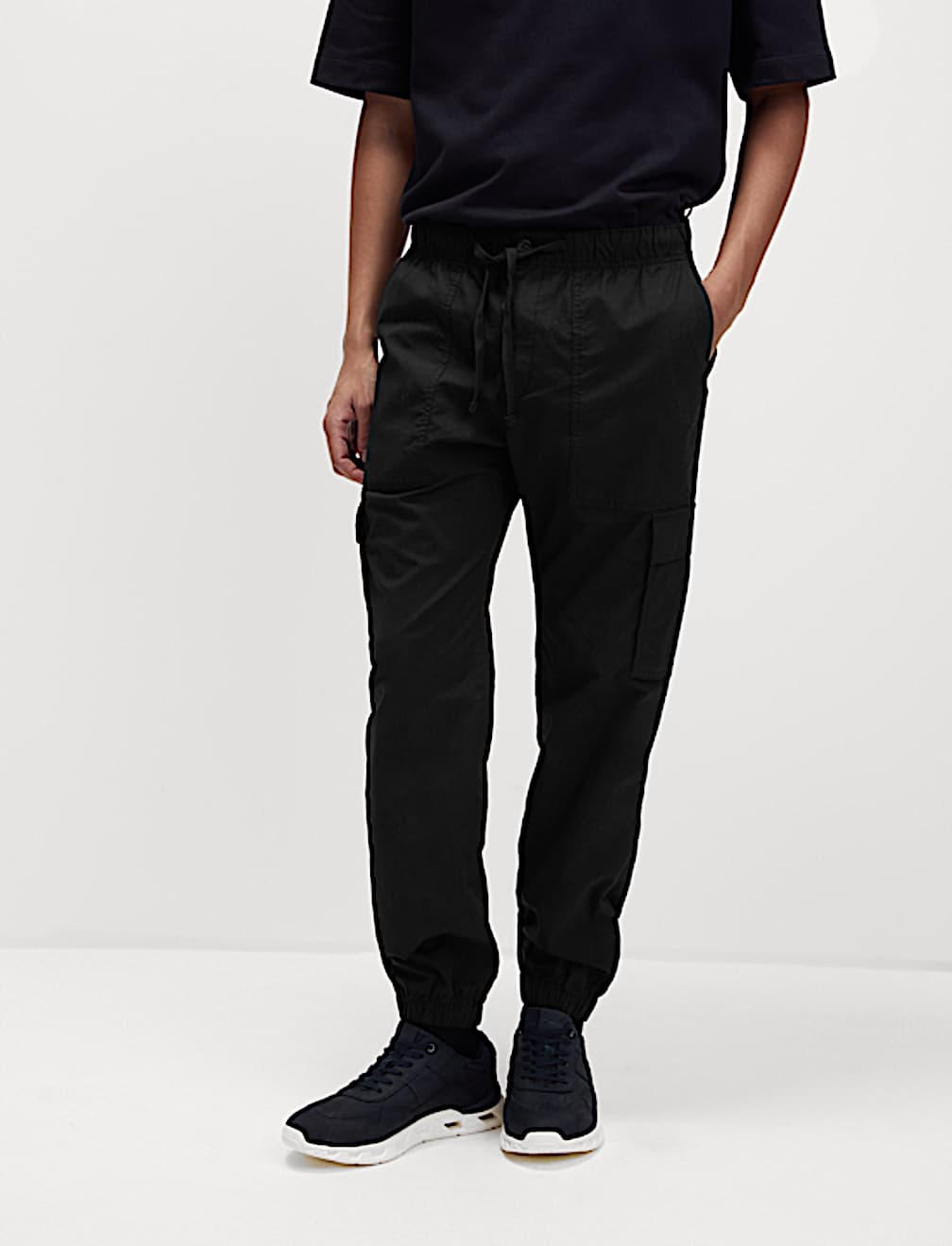 Elasticated Waist Ripstop Cargo Trousers