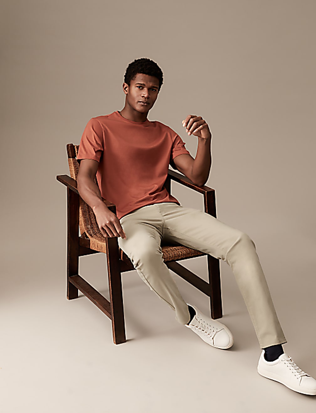 Slim Fit Italian 5 Pocket Trousers