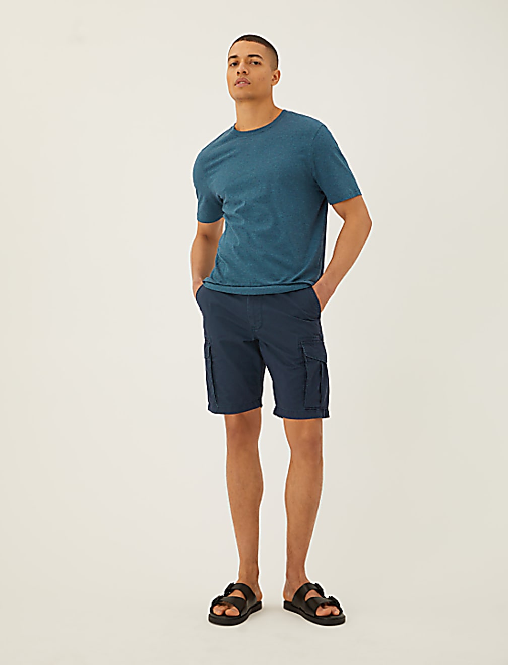 Pure Cotton Cargo Shorts