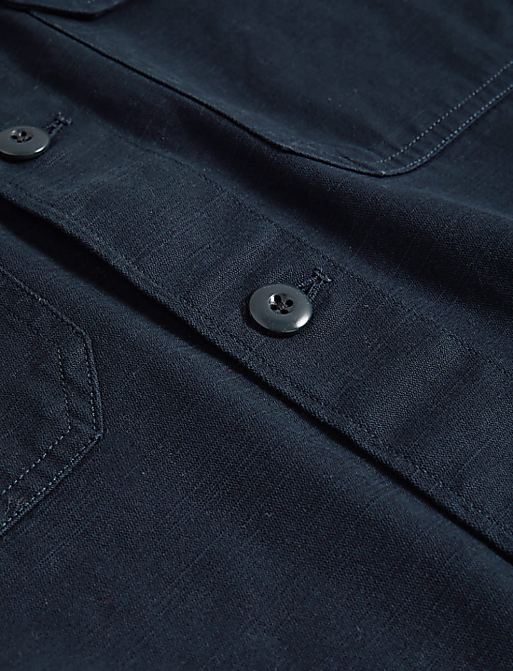 Pure Cotton Utility Overshirt